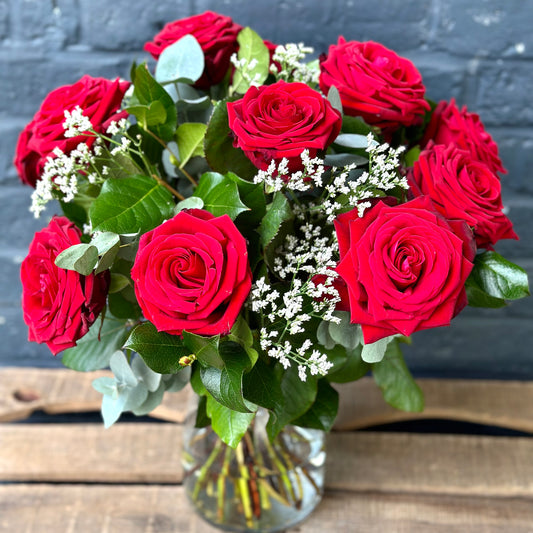 Dozen  Red Naomi Roses