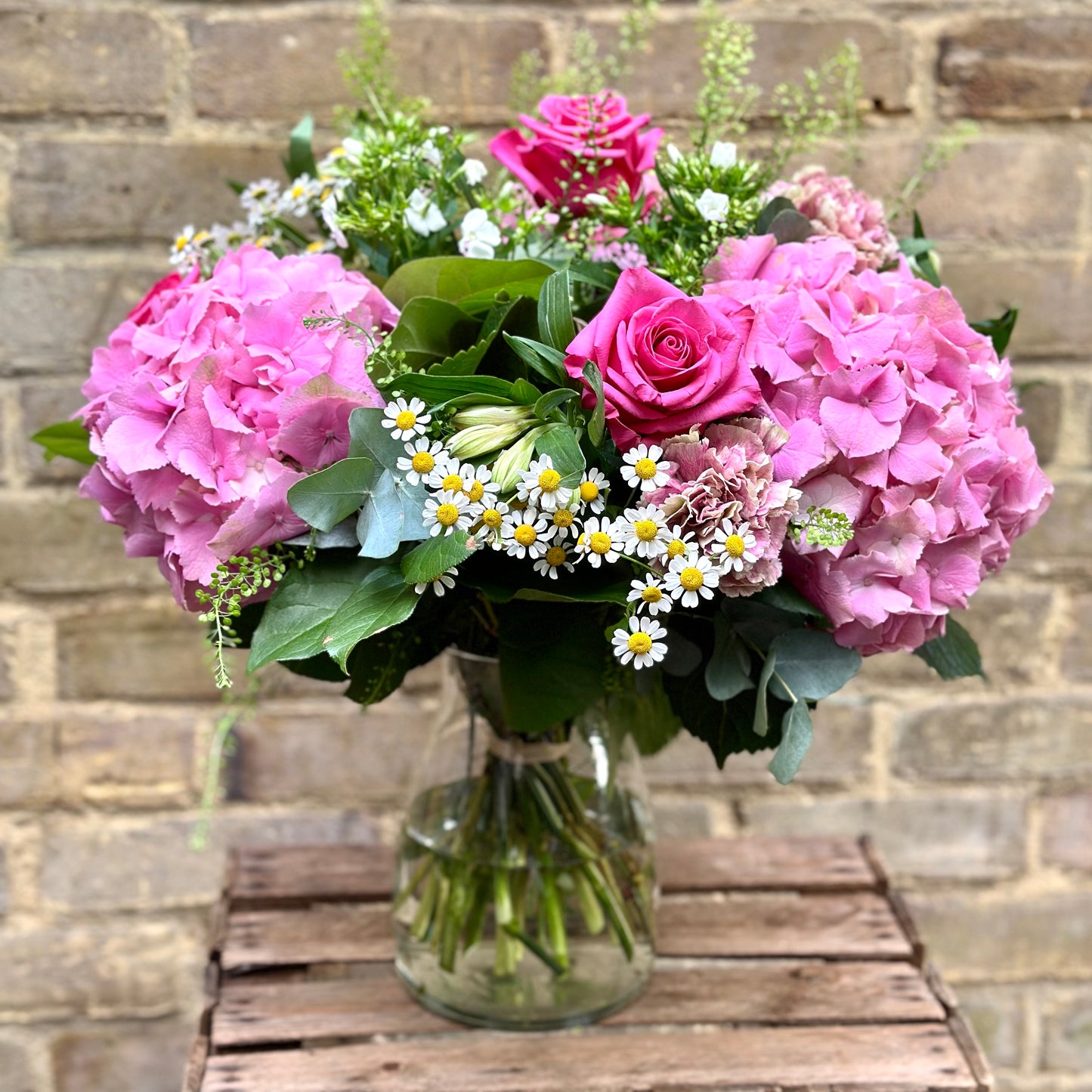 Pink Hydrangeas bouquet