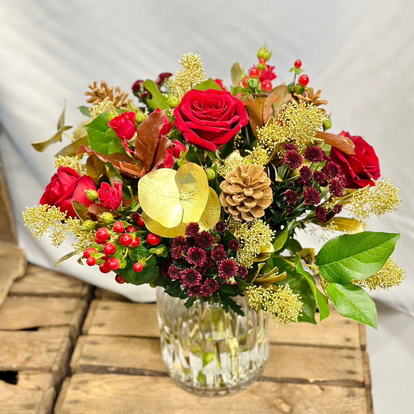 Festive Flower Vase