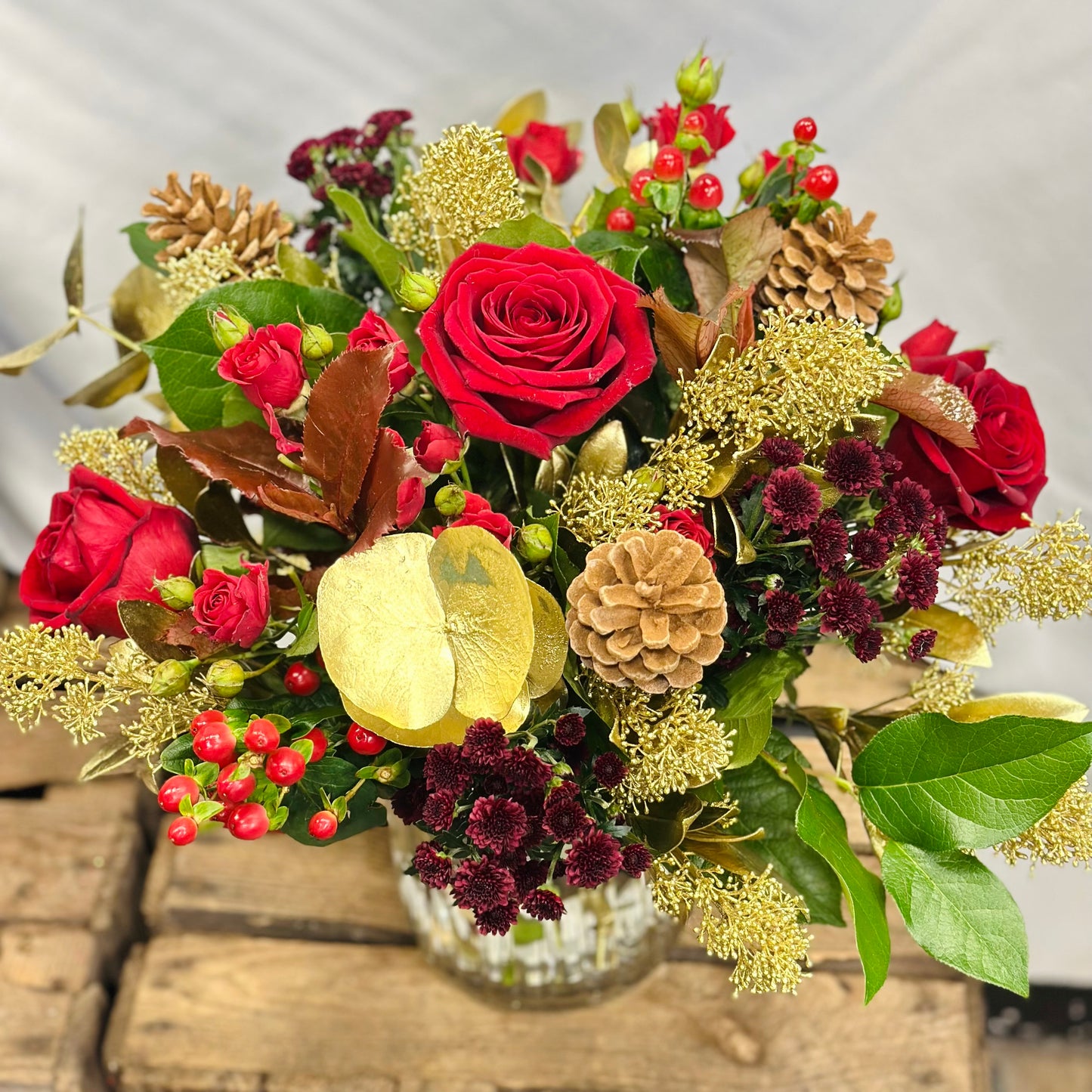 Festive Flower Vase