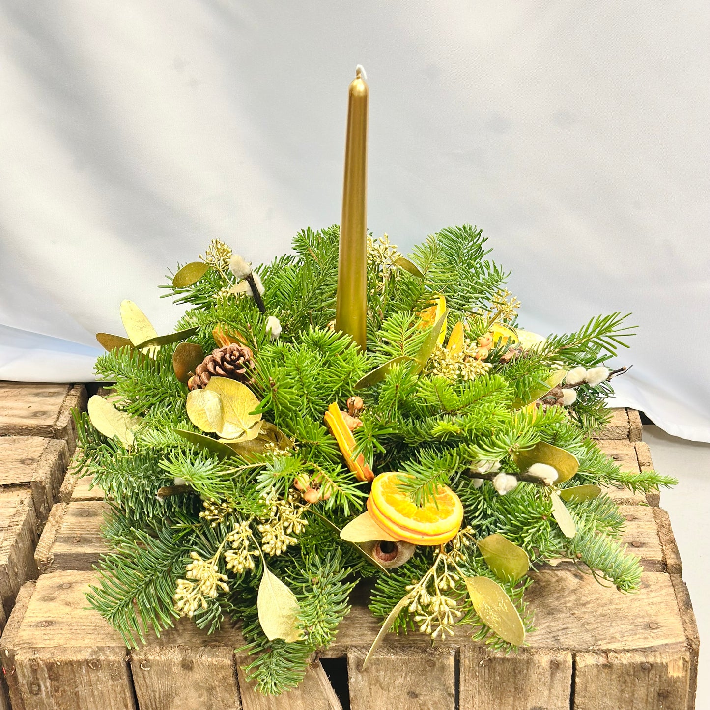 Christmas Candle Arrangement